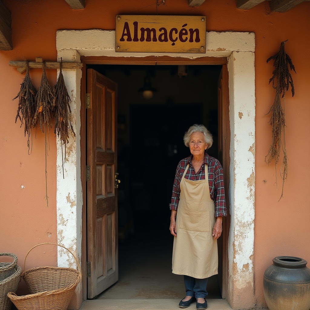 Fachada antigua de un almacén de campo en los Valles Calchaquíes